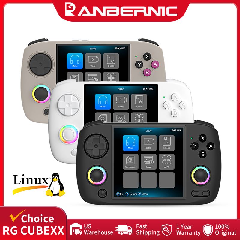 Gaming Console Bluetooth - ANBERNIC RG CubeXX Handheld Games Console