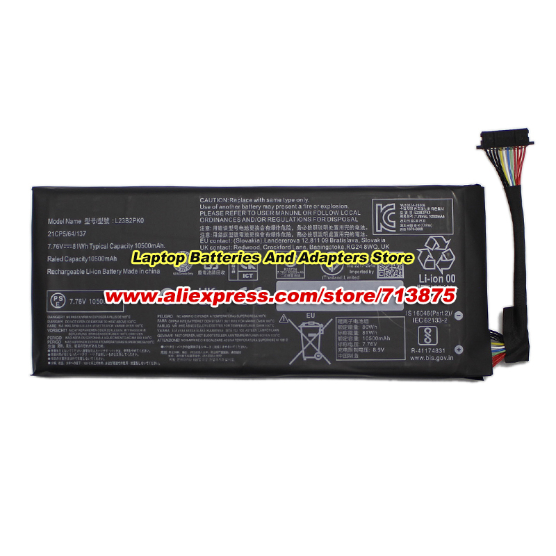 81Wh L23B2PK0 Battery 7.76V 10 - огляд і ціна Gaming Console Lenovo