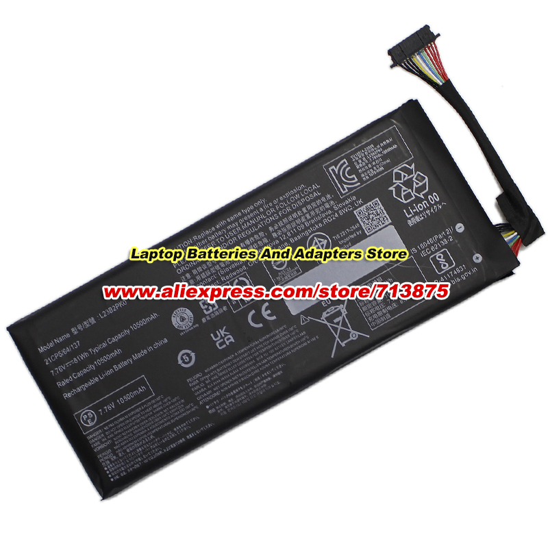 81Wh L23B2PK0 Battery 7.76V 10 - огляд і ціна Gaming Console Lenovo