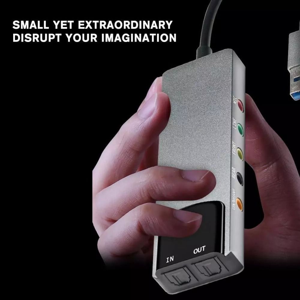 New USB Sound Card 7.1 5.1 Cha - огляд і ціна Gaming Console For Pc