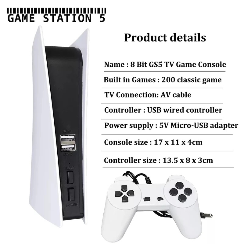 Dropshipping GS5 8 Bit Retro H - огляд і ціна Gaming Console Gs5