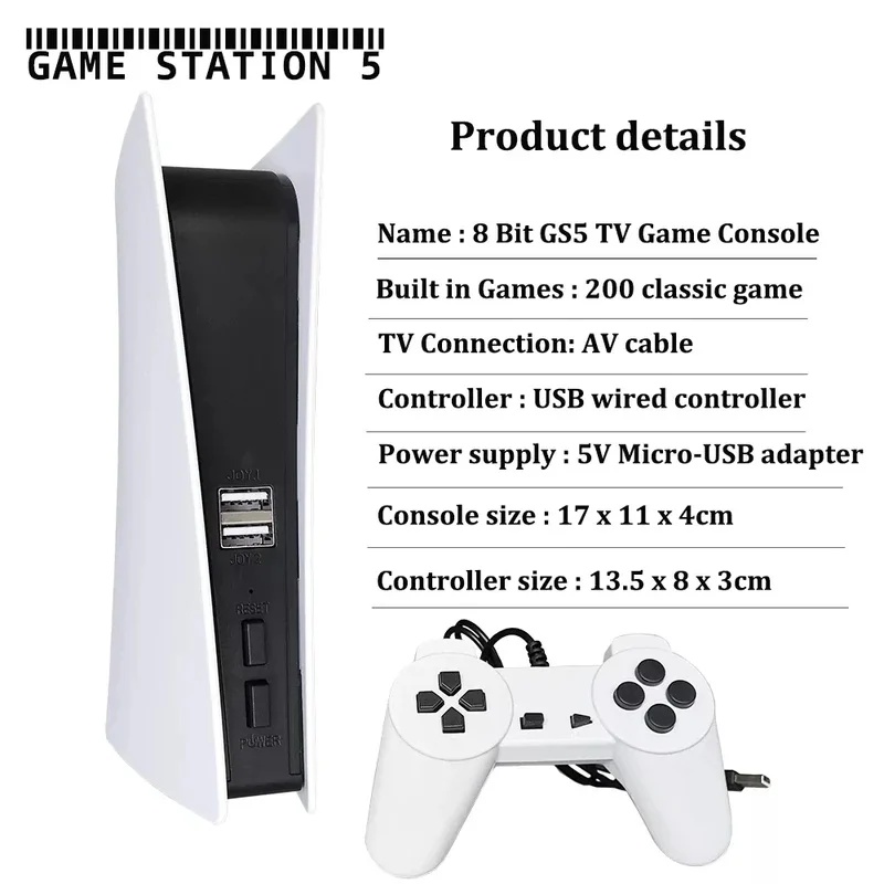GS5 Retro Handheld Game Consol - огляд і ціна Gaming Console Gs5