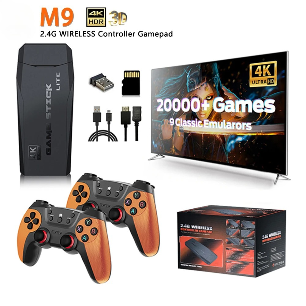 M9 Video Game Console 4K 20000 - огляд і ціна Gaming Console Gs5