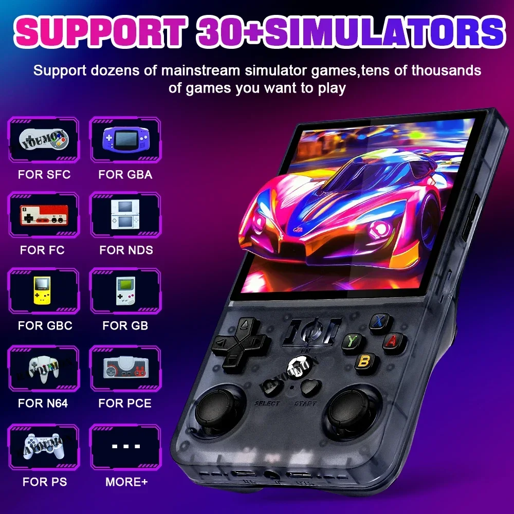 R36 Max Gray Handheld Gaming P - огляд і ціна Gaming Console R36 Max