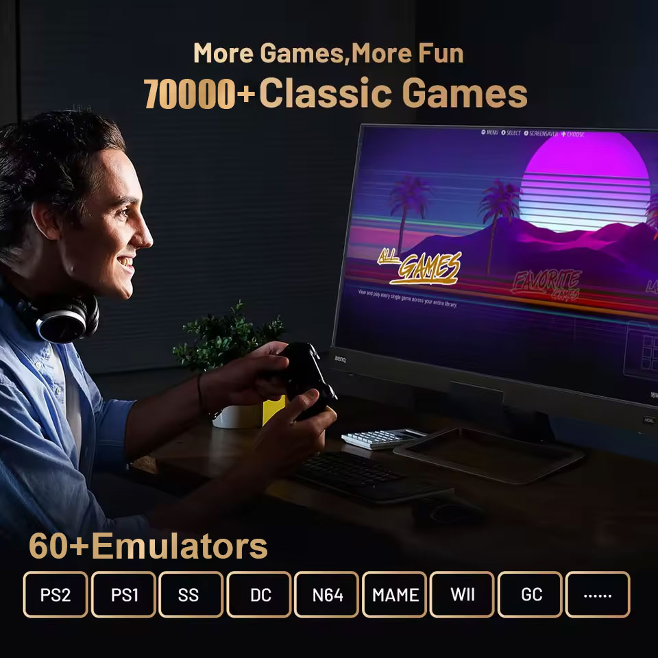 Retro Game Console X2 Batocera - огляд і ціна Gaming Console Gs5