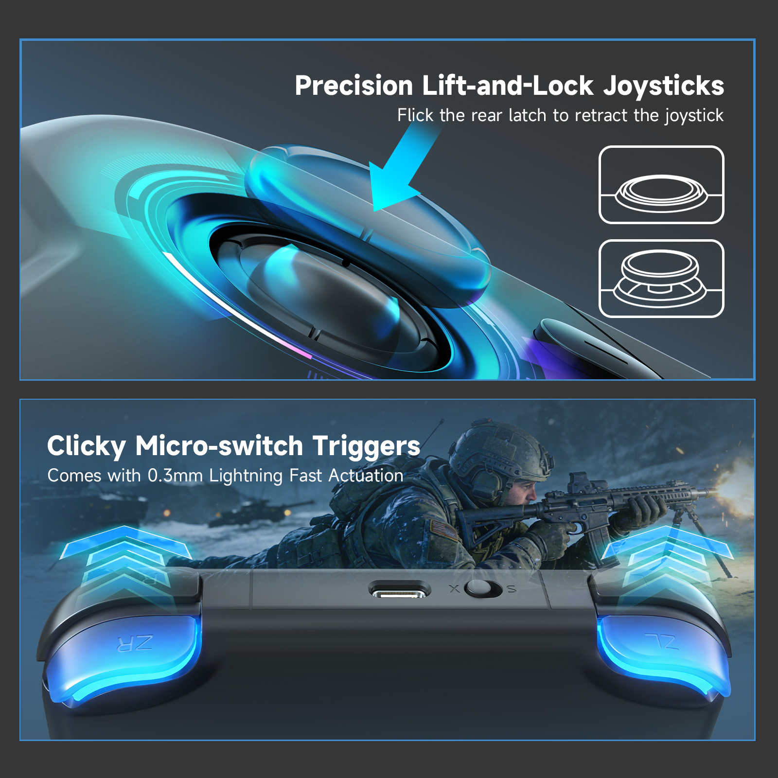 AceGamer Pocket Game Controlle - огляд і ціна Gaming Console Bluetooth